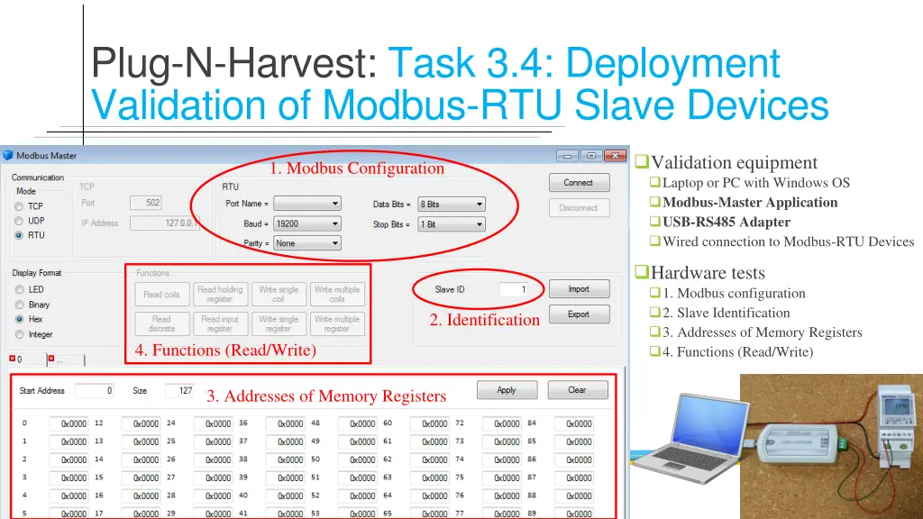 plug n harvest task 3 4 deployment validation