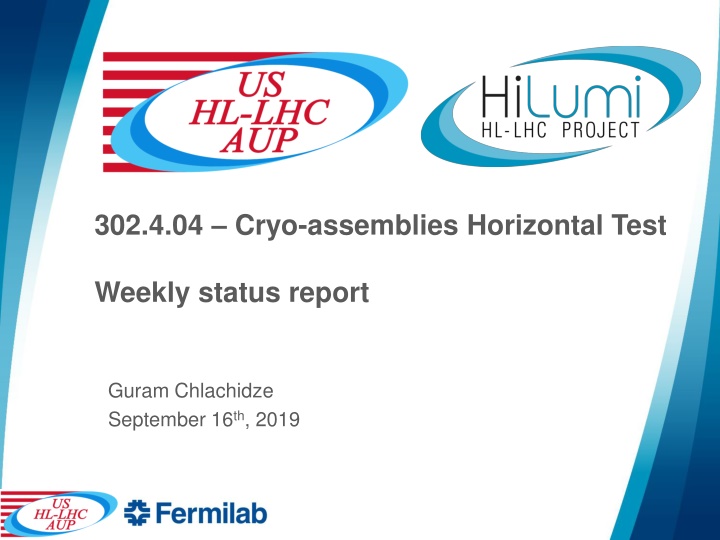 302 4 04 cryo assemblies horizontal test