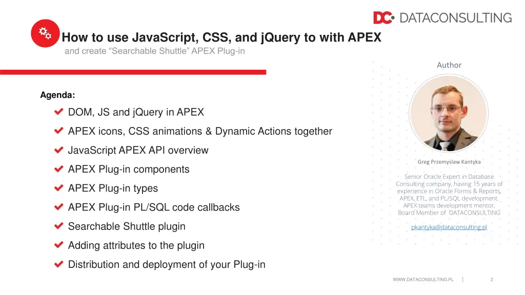 how to use javascript css and jquery to with apex