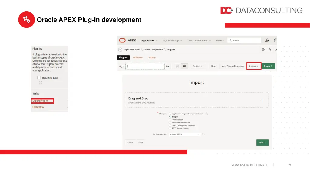 oracle apex plug in development 3