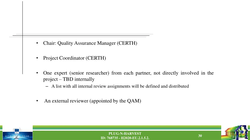 chair quality assurance manager certh