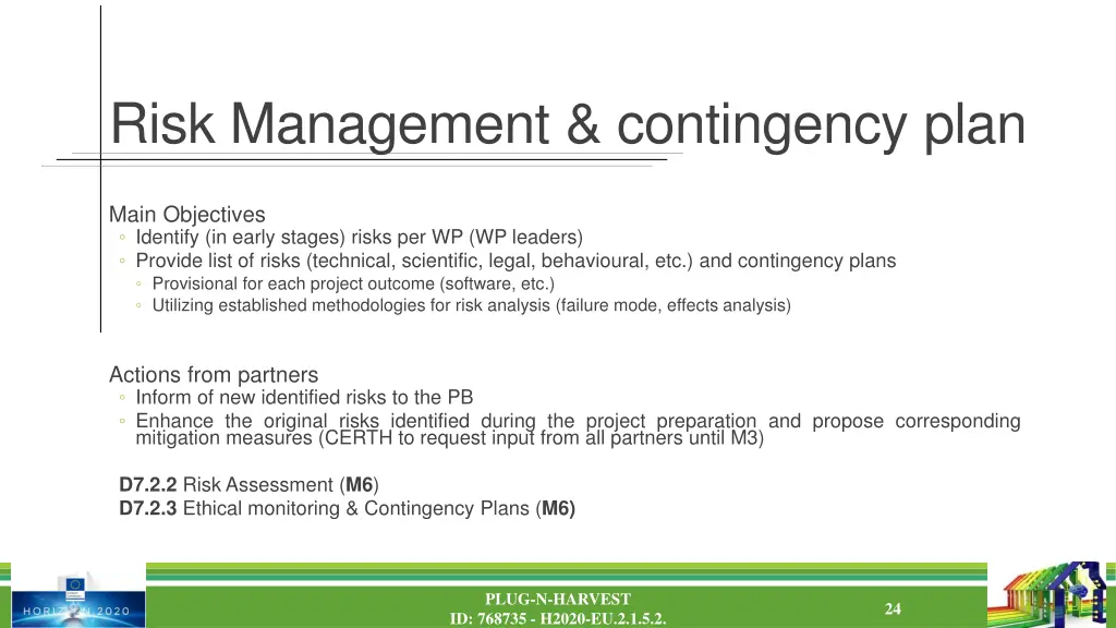 risk management contingency plan