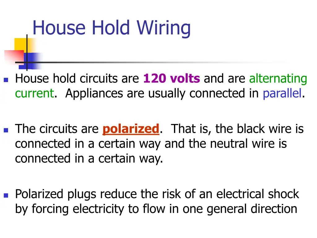 house hold wiring 1