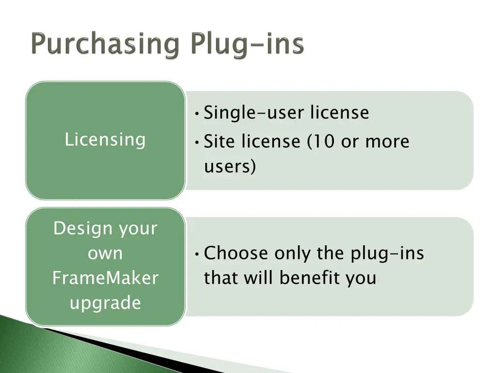 single user license site license 10 or more users