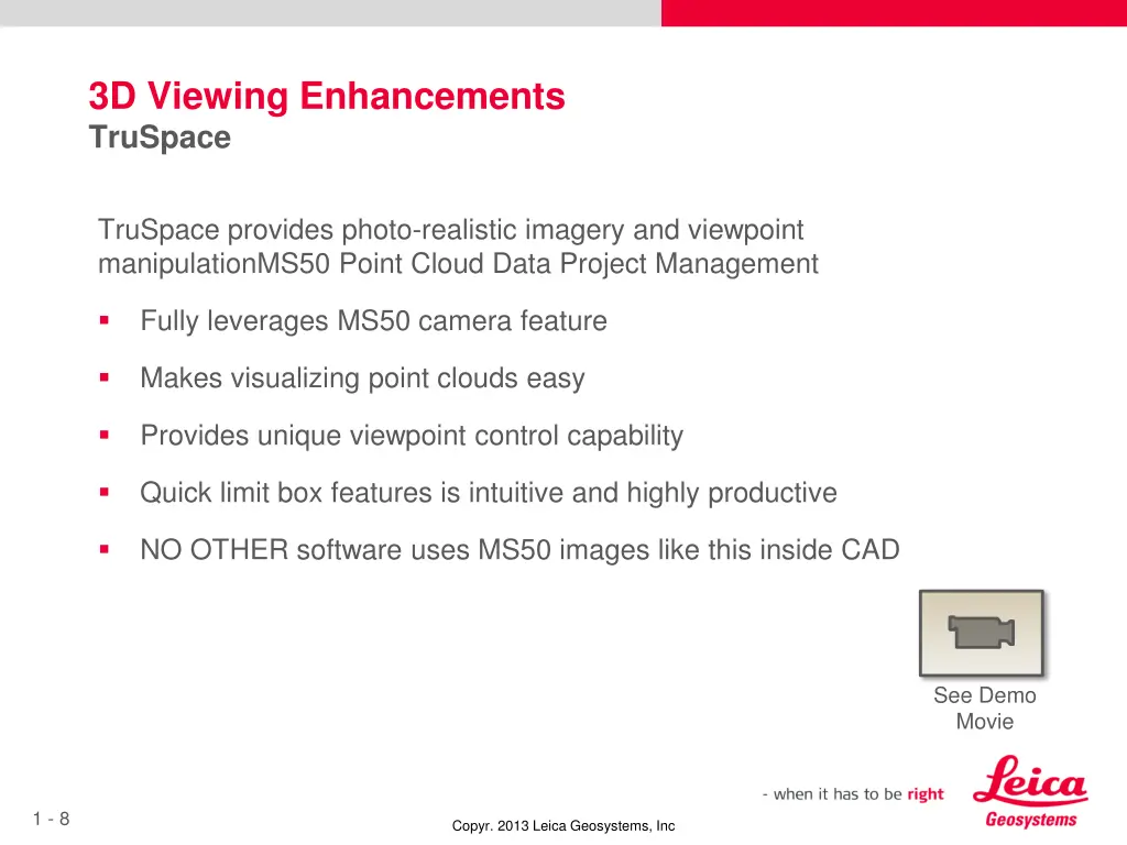 3d viewing enhancements truspace