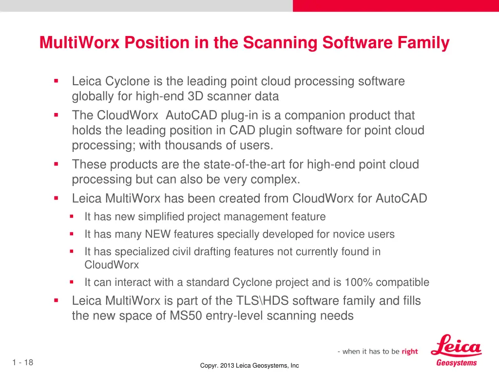 multiworx position in the scanning software family