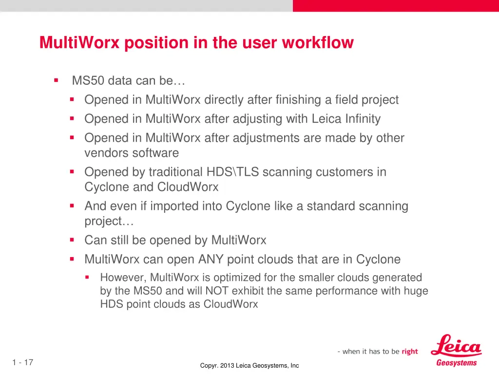 multiworx position in the user workflow