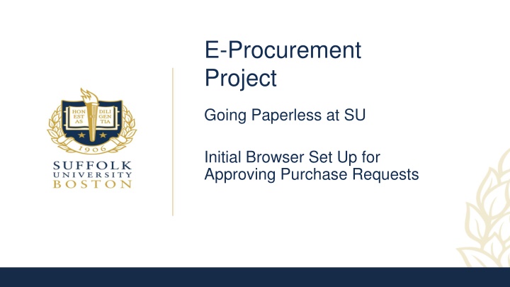 e procurement project