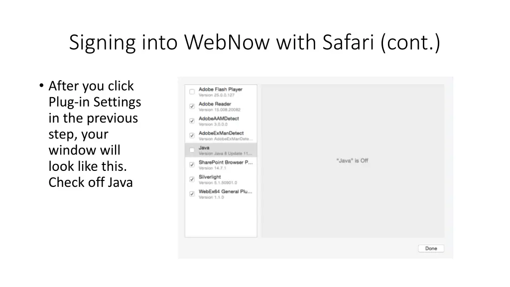 signing into webnow with safari cont 1