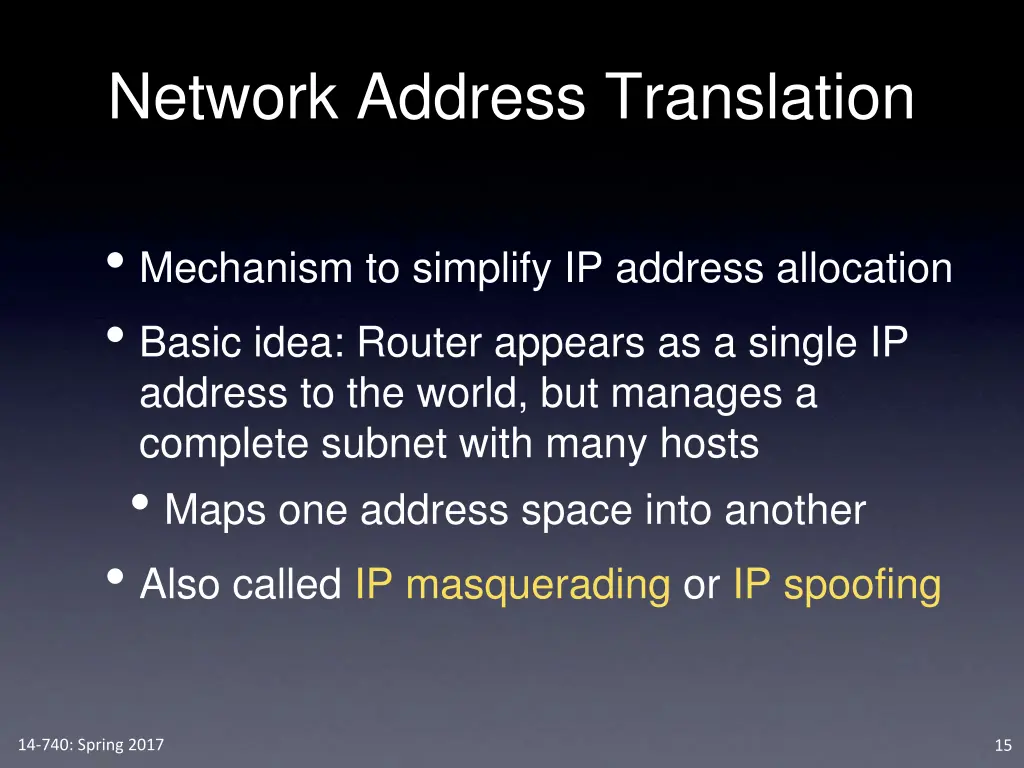 network address translation