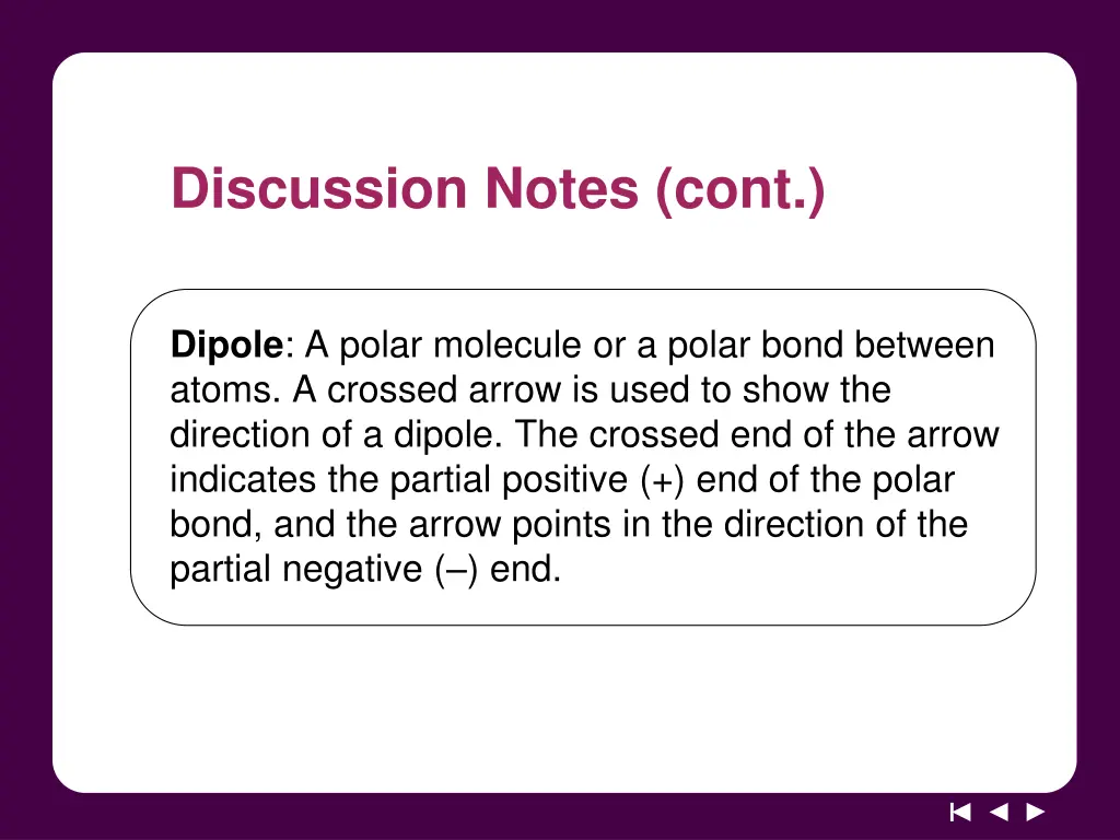 discussion notes cont