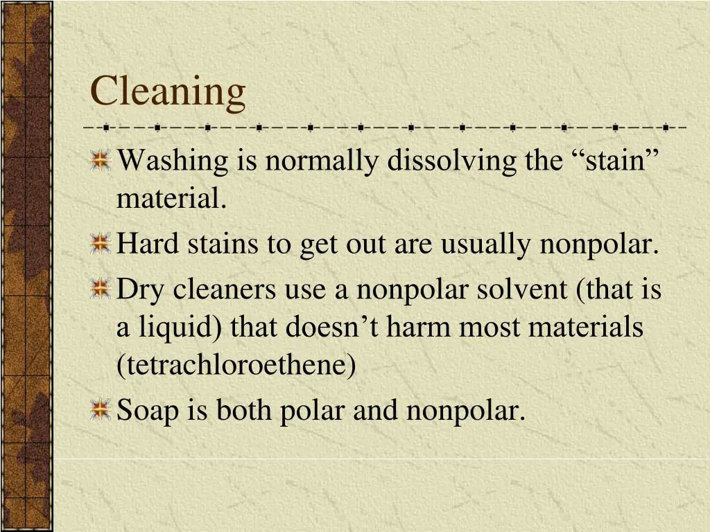 cleaning