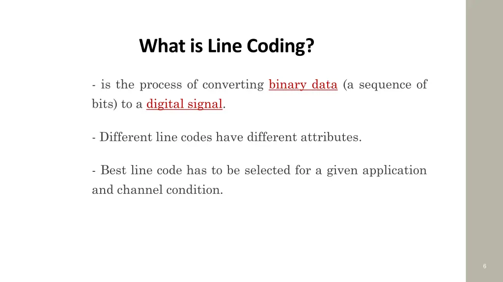 what is line coding