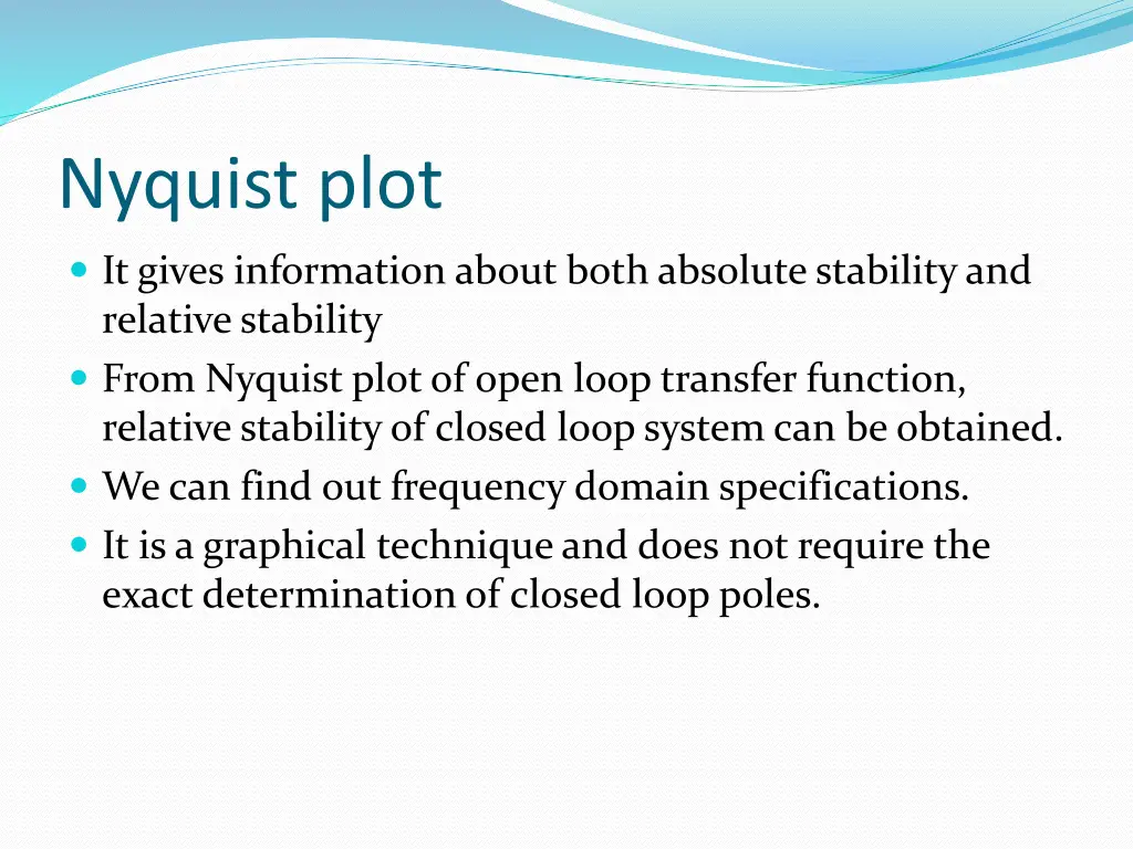 nyquist plot