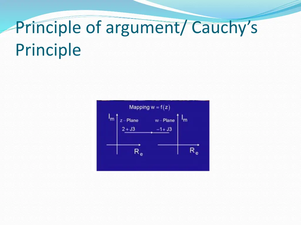 principle of argument cauchy s principle