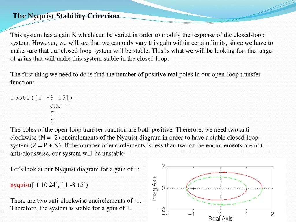 the nyquist stability criterion 2