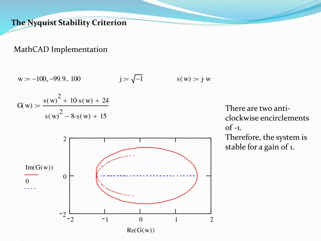 the nyquist stability criterion 3