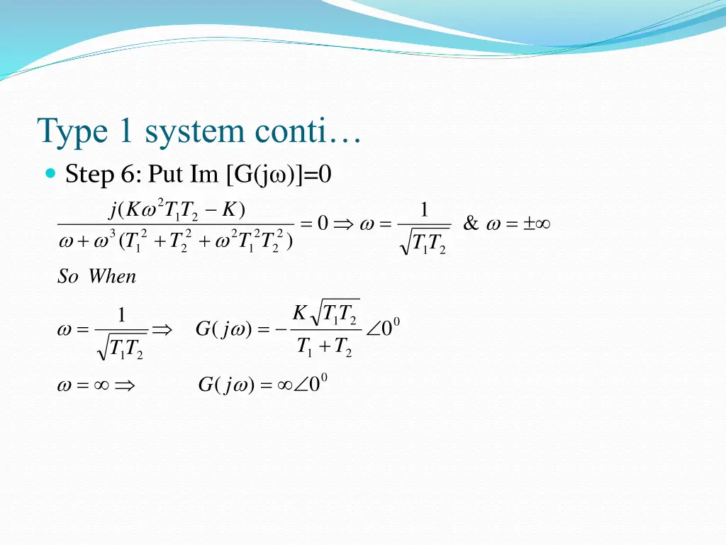 type 1 system conti step 6 put im g j 0 2 t t