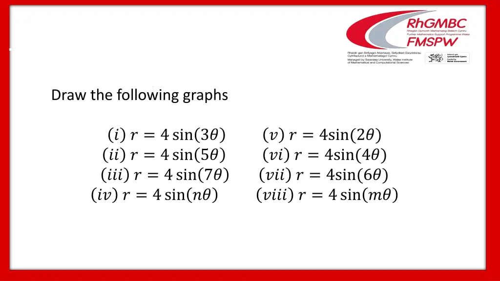 draw the following graphs 1