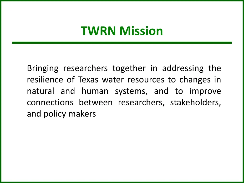 twrn mission