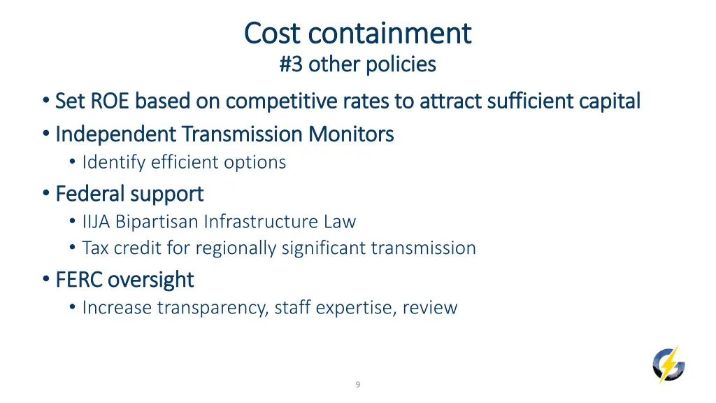 cost containment cost containment 3 other