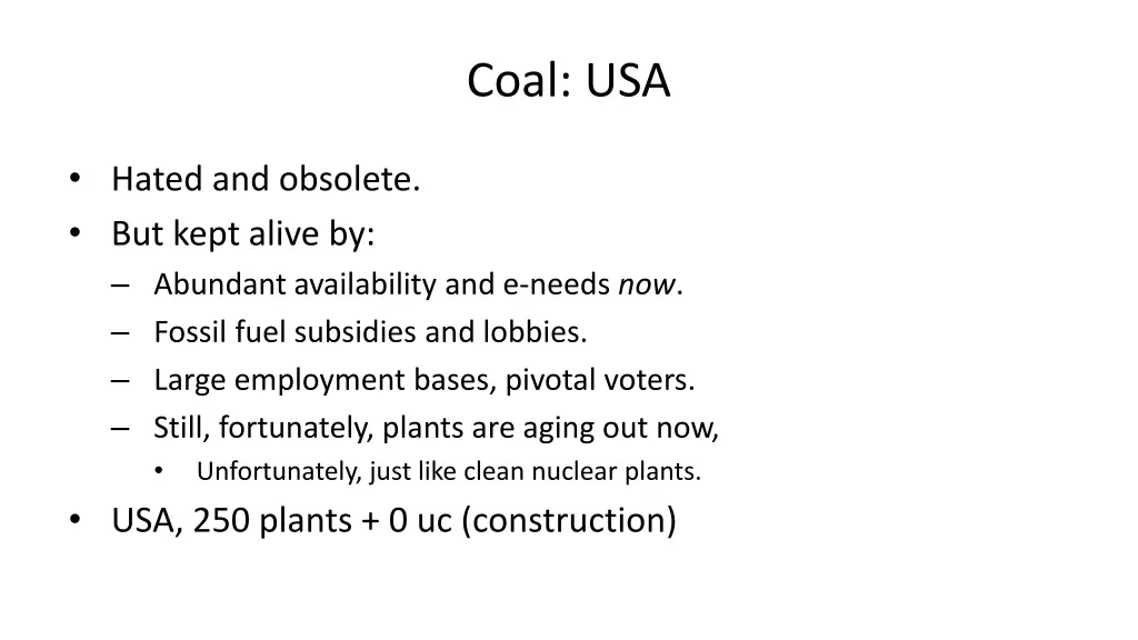 coal usa