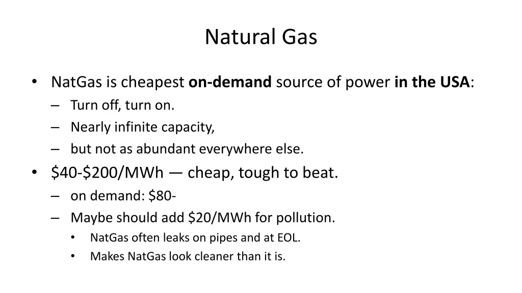 natural gas