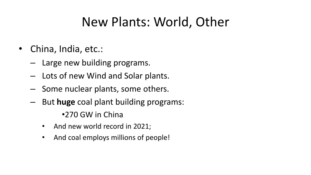 new plants world other