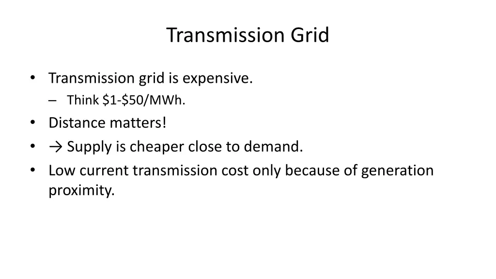 transmission grid