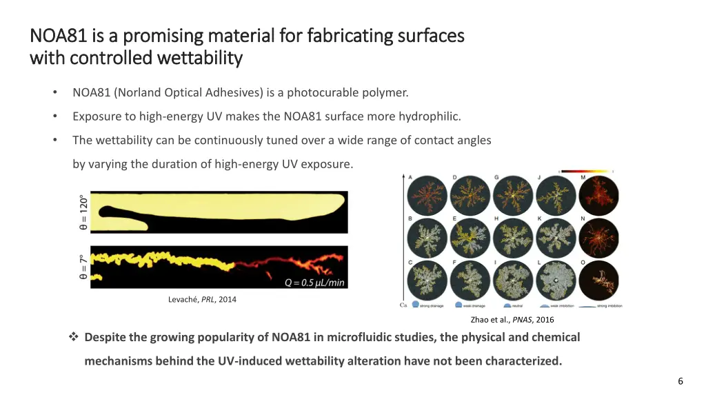 noa81 is a promising material for fabricating