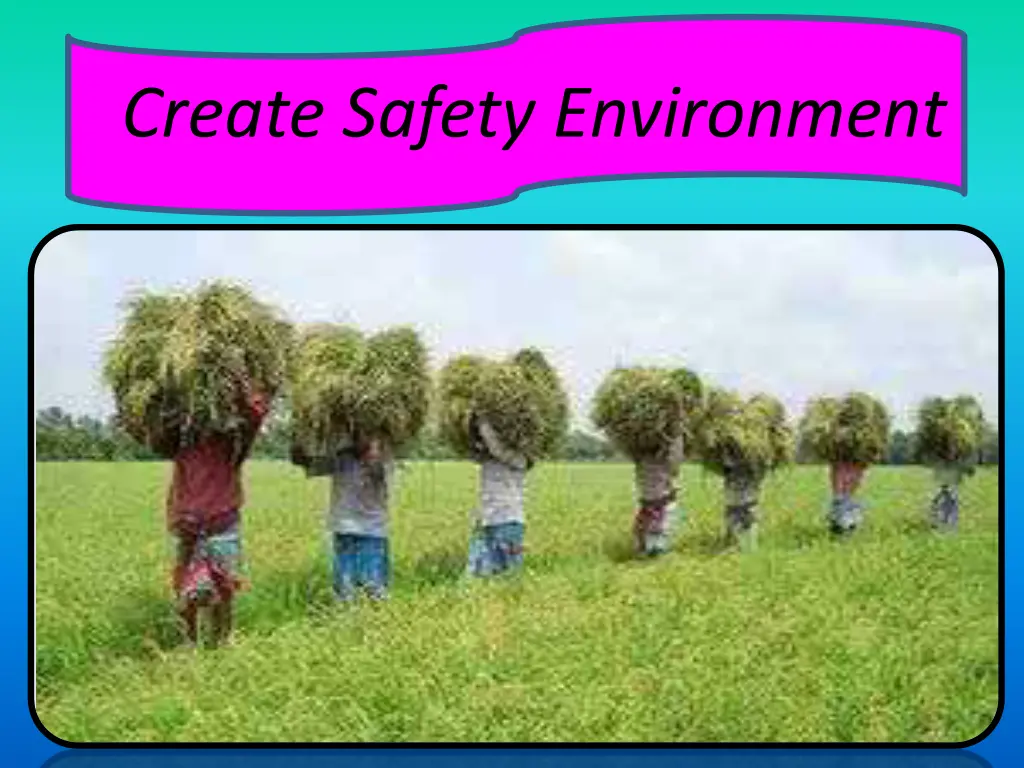 create safety environment