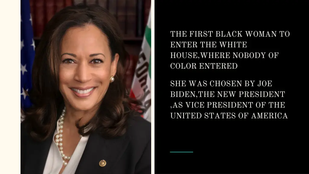 the first black woman to enter the white house