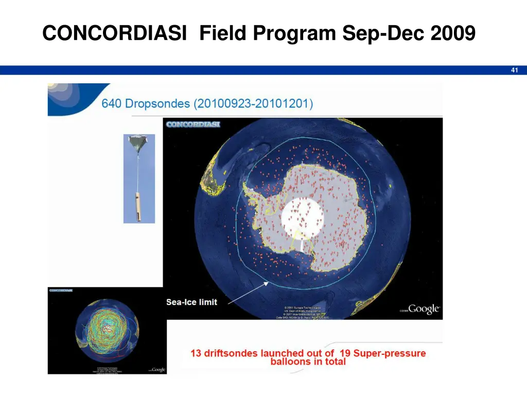 concordiasi field program sep dec 2009