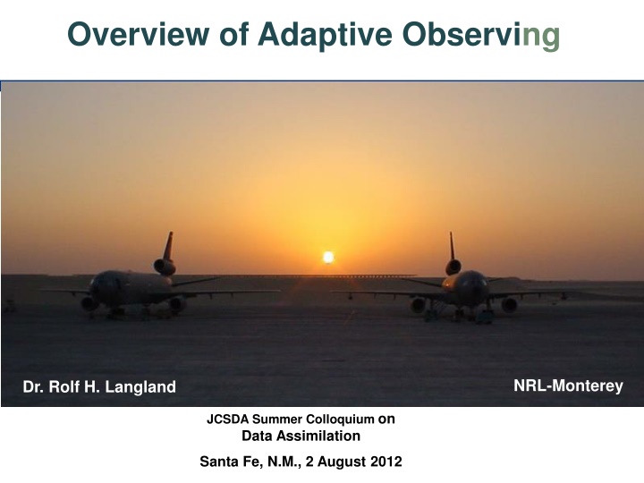 overview of adaptive observing