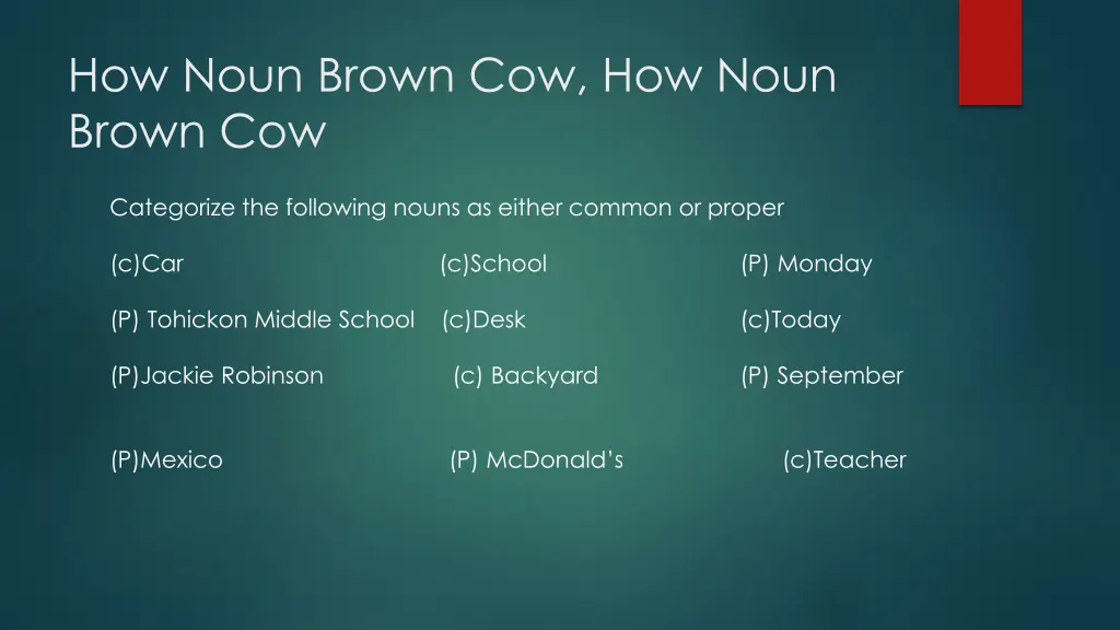 how noun brown cow how noun brown cow 1