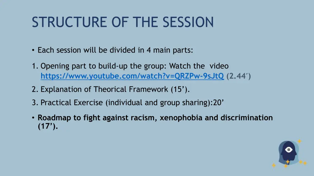 structure of the session