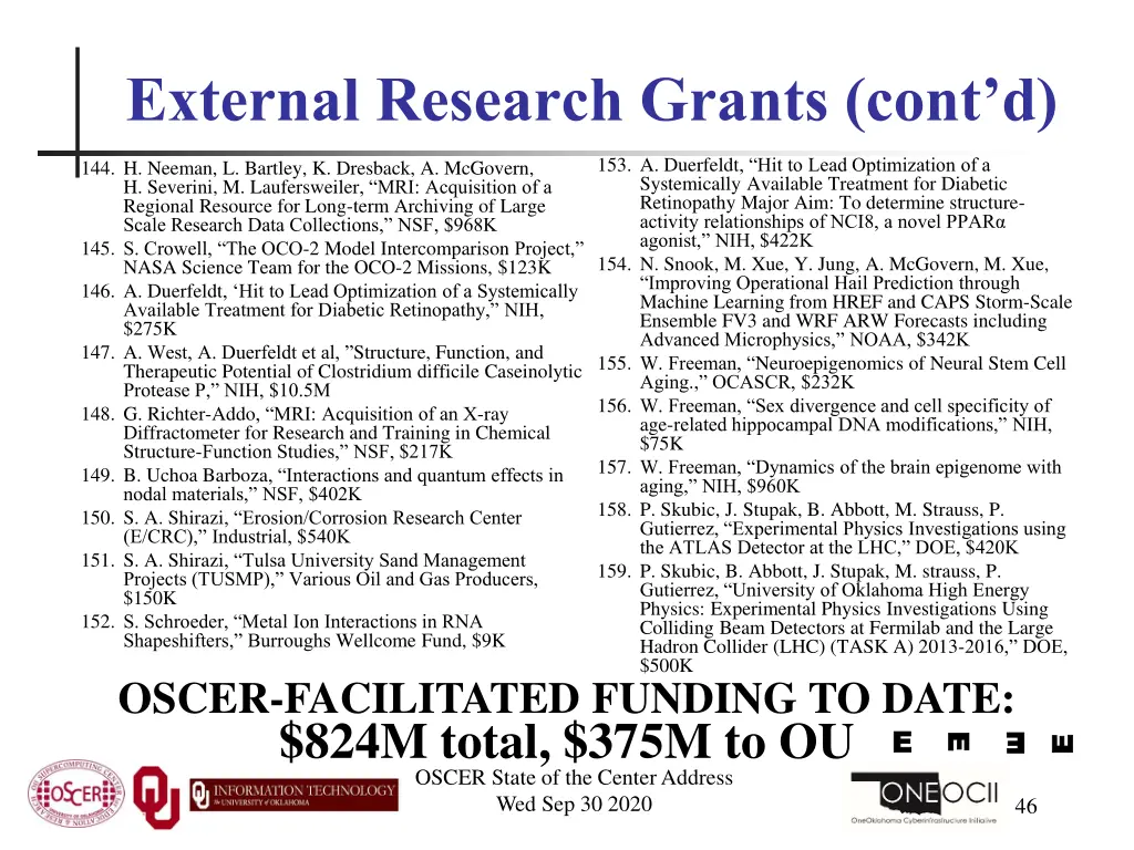 external research grants cont d 9