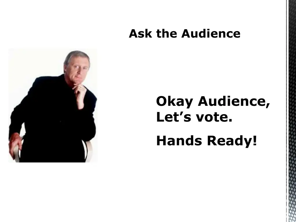 ask the audience