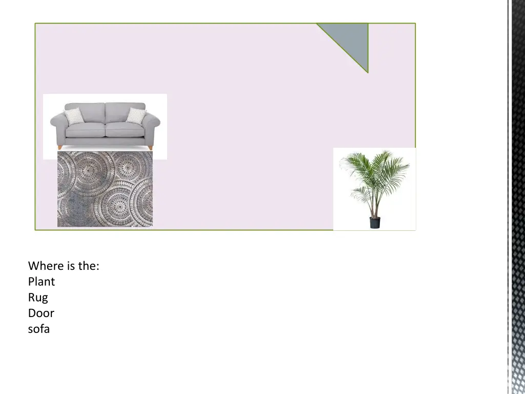 where is the plant rug door sofa