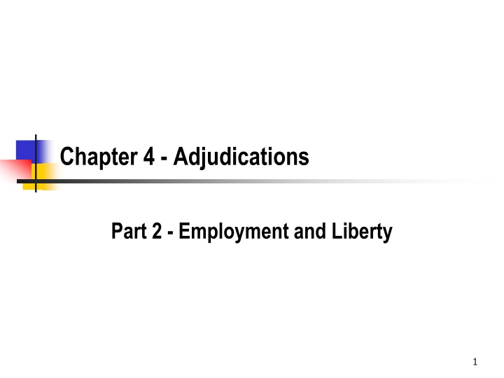 chapter 4 adjudications