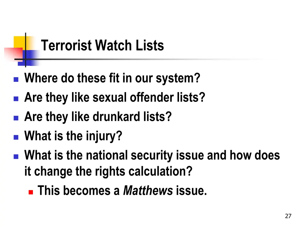 terrorist watch lists