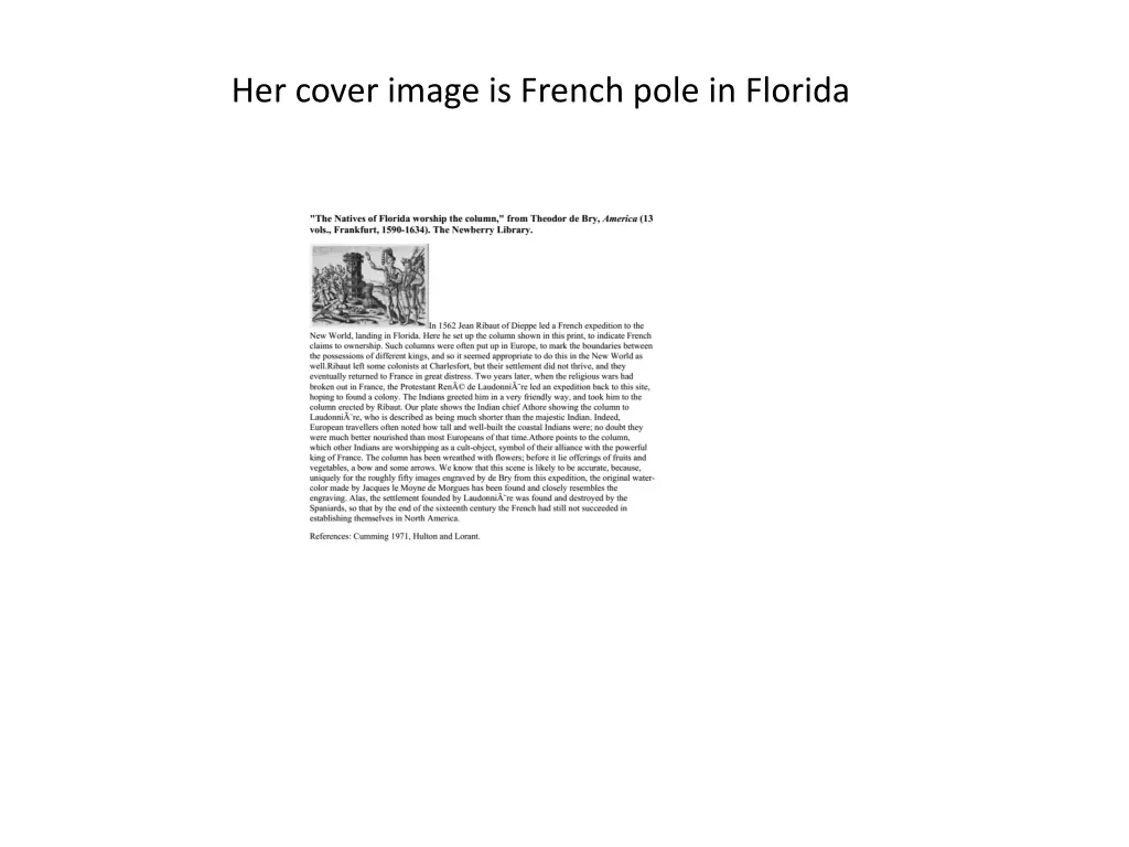 her cover image is french pole in florida