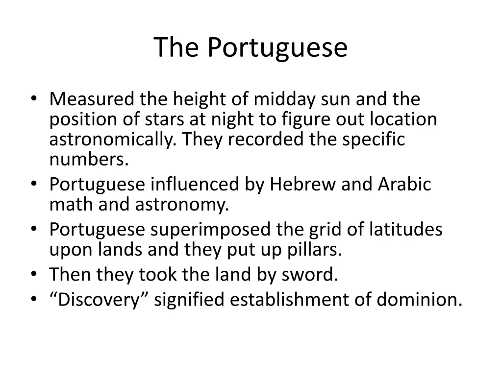 the portuguese