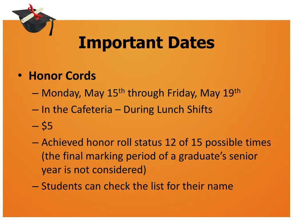 important dates 3