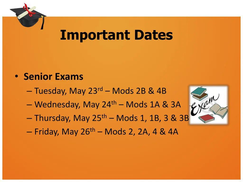 important dates 4