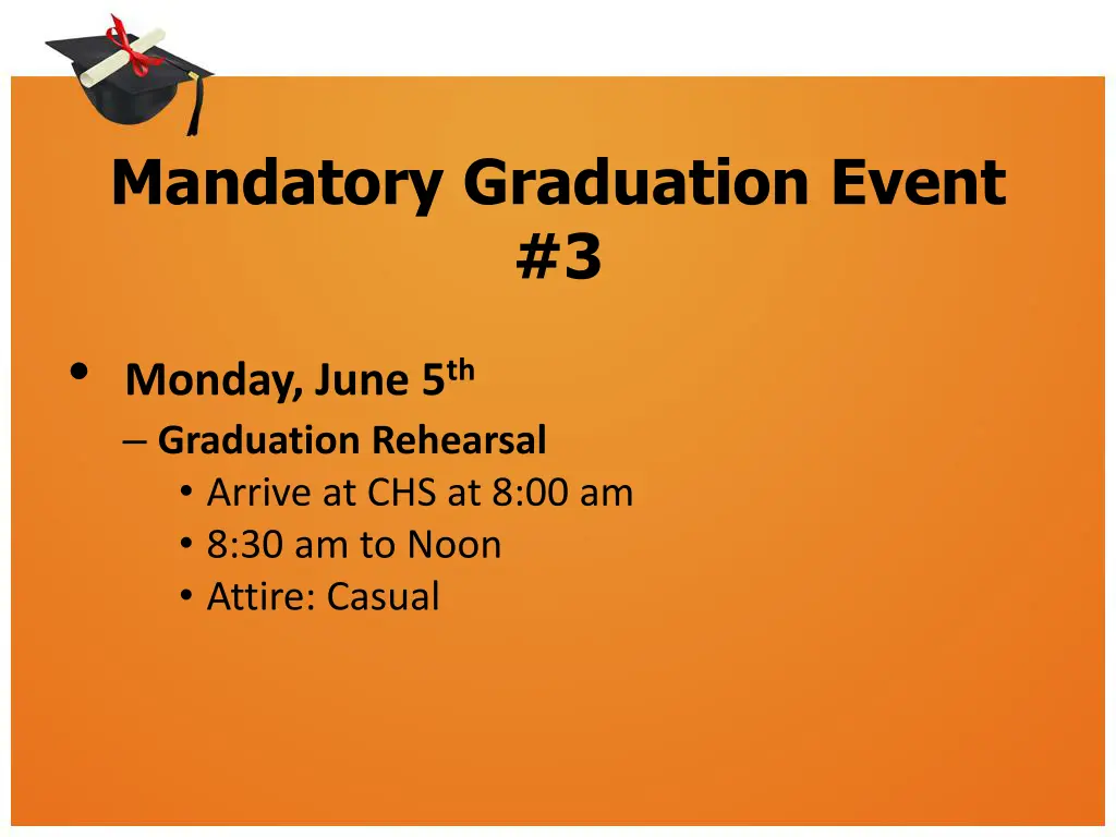 mandatory graduation event 3