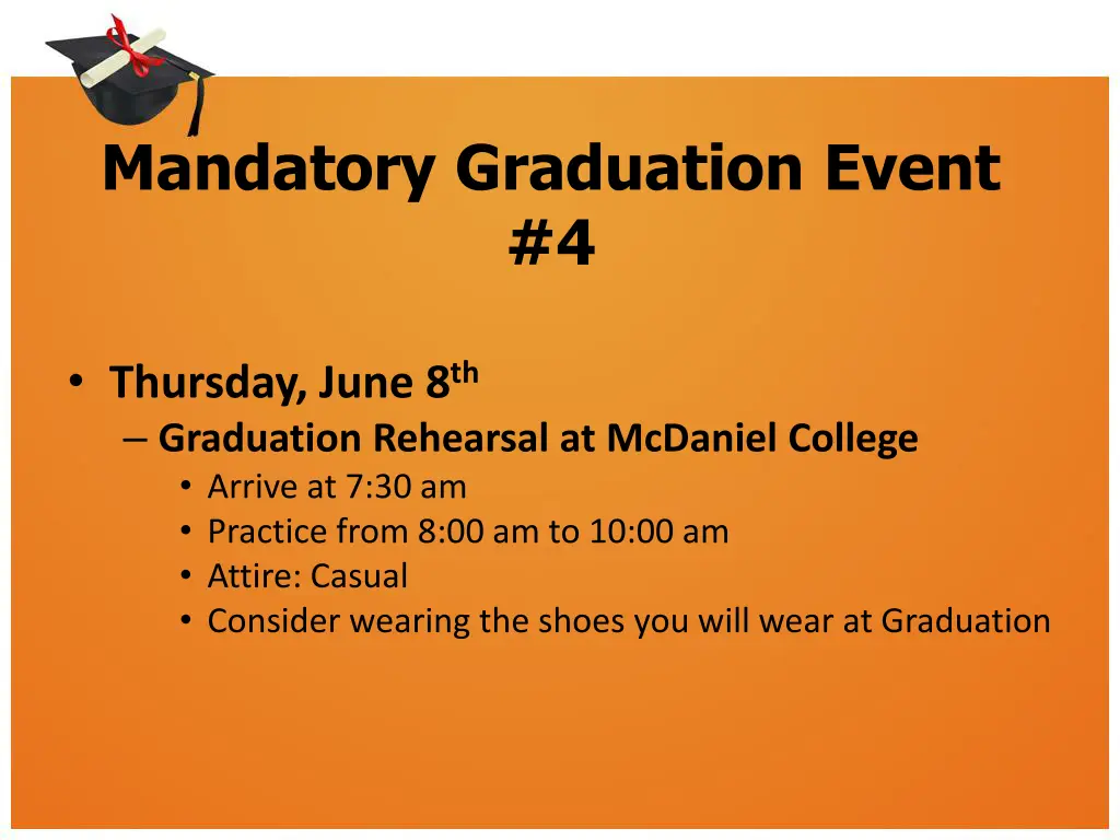 mandatory graduation event 4