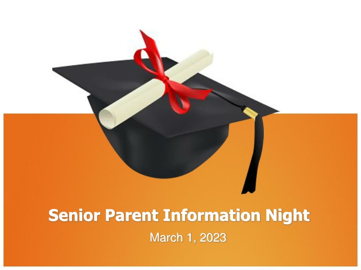 senior parent information night march 1 2023