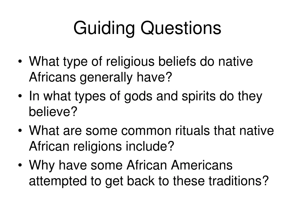 guiding questions 1