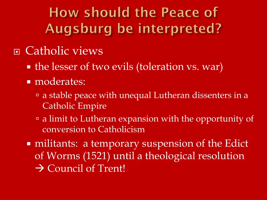 catholic views the lesser of two evils toleration